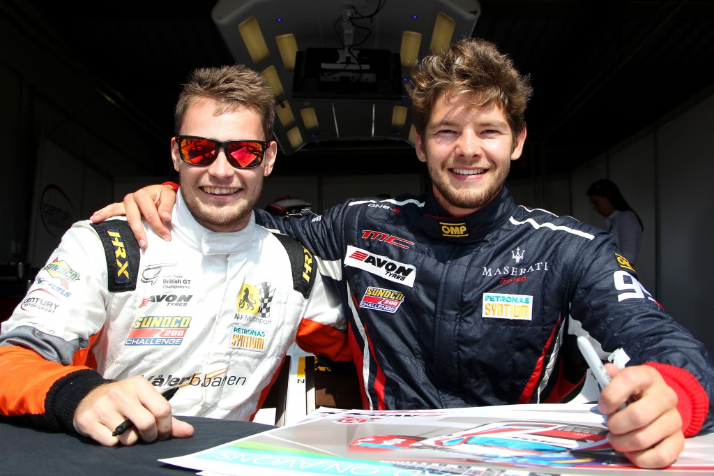 Aleksander Schjerpen along with new teammate Fredrik Blomstedt s
