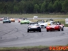 PremiÃ¤rtÃ¤vling fÃ¶r Swedish Racing League i Anderstorp. VÃ¤xlande vÃ¤der med regnskurar.