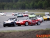 PremiÃ¤rtÃ¤vling fÃ¶r Swedish Racing League i Anderstorp. VÃ¤xlande vÃ¤der med regnskurar.