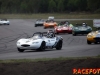 PremiÃ¤rtÃ¤vling fÃ¶r Swedish Racing League i Anderstorp. VÃ¤xlande vÃ¤der med regnskurar.