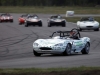 PremiÃ¤rtÃ¤vling fÃ¶r Swedish Racing League i Anderstorp. VÃ¤xlande vÃ¤der med regnskurar.