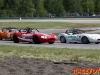 PremiÃ¤rtÃ¤vling fÃ¶r Swedish Racing League i Anderstorp. VÃ¤xlande vÃ¤der med regnskurar.